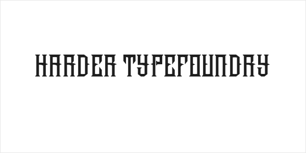 harder typefoundry Logo