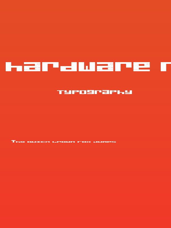 hardware requiem bold Poster