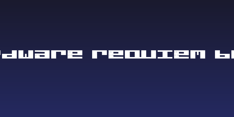 hardware requiem bold Social Header