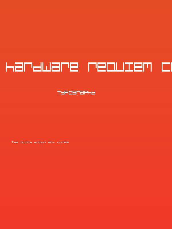 hardware requiem condensed Poster