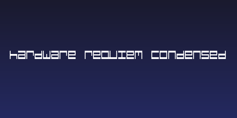 hardware requiem condensed Social Header