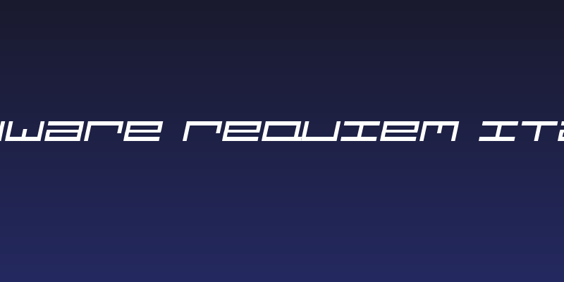 hardware requiem italic Social Header