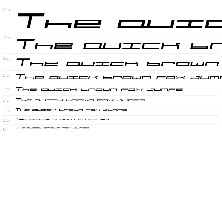 hardware requiem italic Waterfall