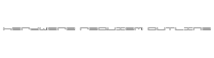 hardware requiem outline  नि: शुल्क फ़ॉन्ट्स डाउनलोड