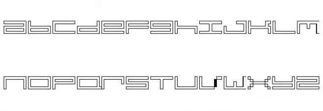 hardware requiem outline Fonte MAIÚSCULAS