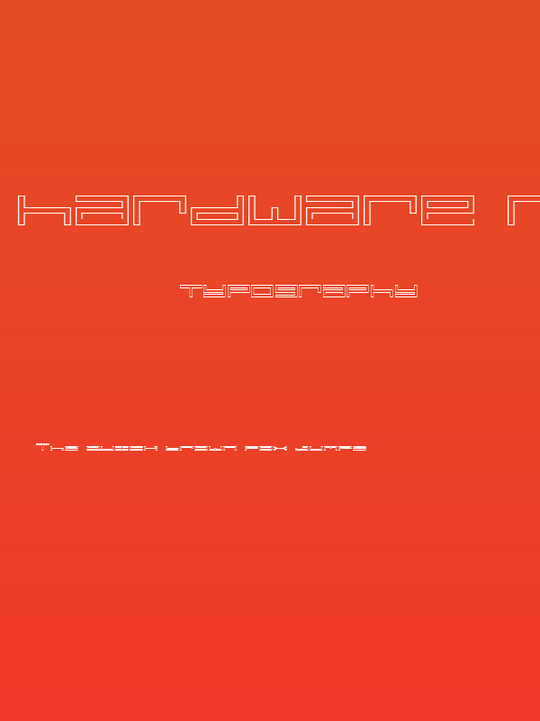 hardware requiem outline Poster
