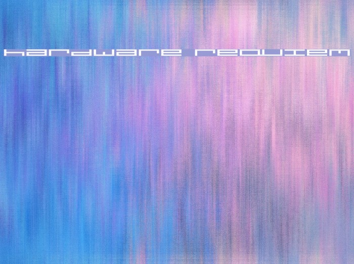 hardware requiem Font examples