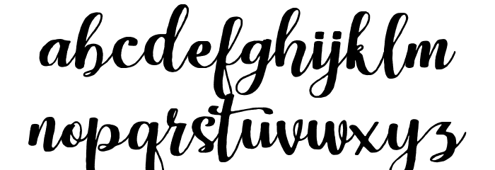 harley Font LOWERCASE