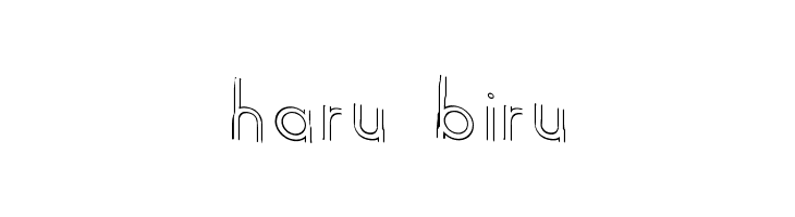 haru biru Font