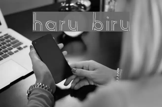 haru biru Font examples