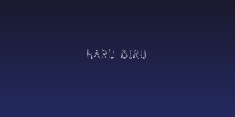 haru biru Social Header