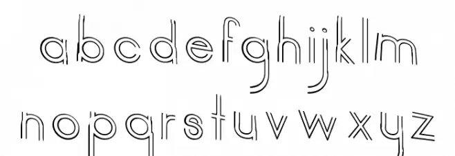 haru biru फ़ॉन्ट लोअरकेस