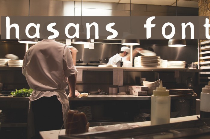 hasans font Font examples