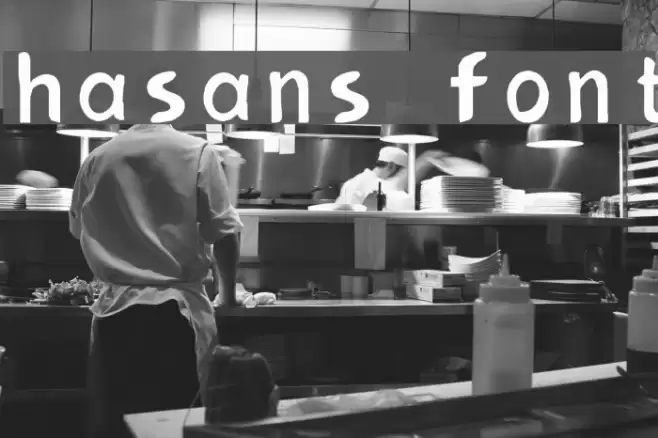 hasans font Font examples