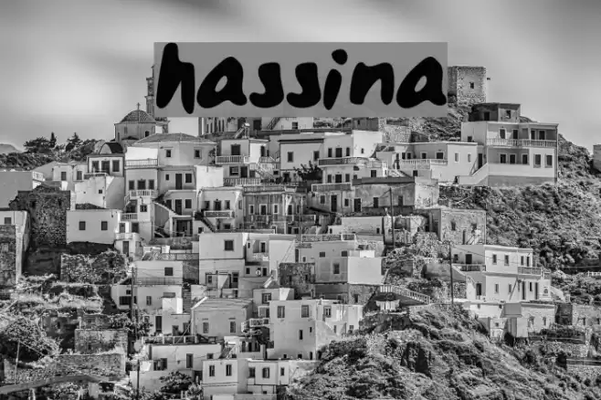 hassina Font examples