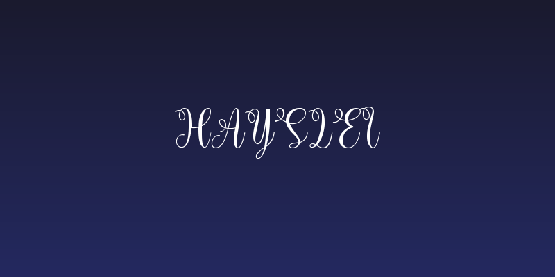 hayslei Social Header