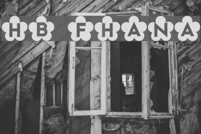 HB FontHANA Font examples