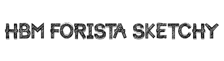 HBM Forista Sketchy  नि: शुल्क फ़ॉन्ट्स डाउनलोड