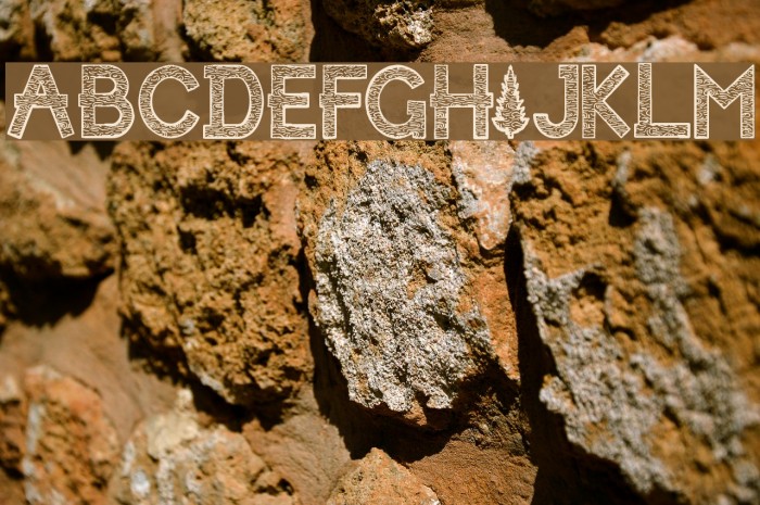 HBM Forista Woody Font examples