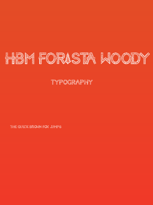 HBM Forista Woody Poster
