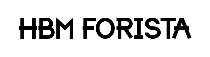 HBM Forista  フリーフォントのダウンロード