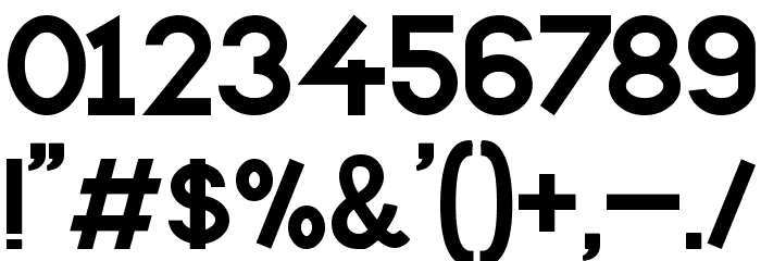 HBM Forista Font OTHER CHARS