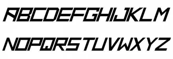 HBM Ridge Regular フォント 大文字