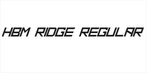 HBM Ridge Regular Logo