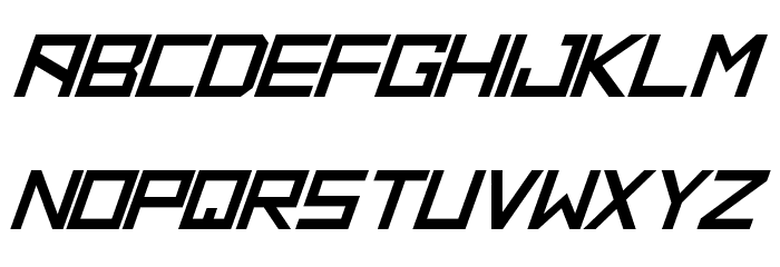 HBM Ridge Regular Font LOWERCASE