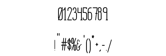 HBM Serenity Book Font OTHER CHARS