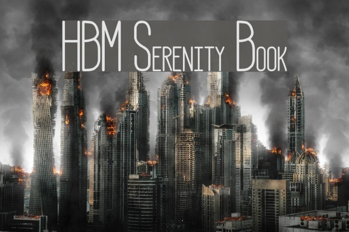 HBM Serenity Book Font examples