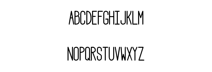 HBM Serenity Book Font LOWERCASE