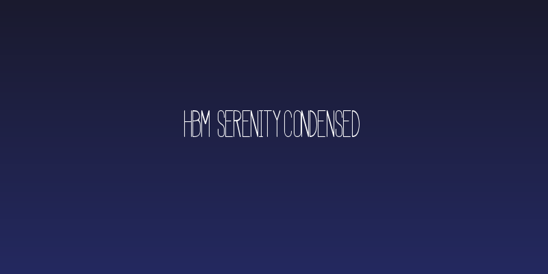 HBM Serenity Condensed Social Header