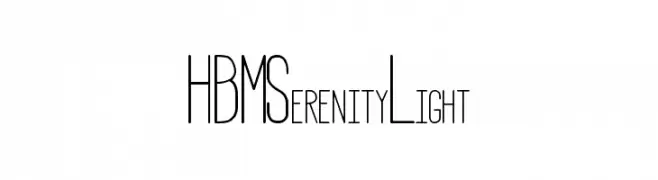 HBM Serenity Light  baixar fontes gratis