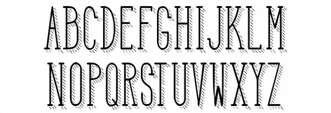 HBM Serenity Trend Schriftart Groß