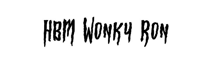 HBM Wonky Ron Fonte