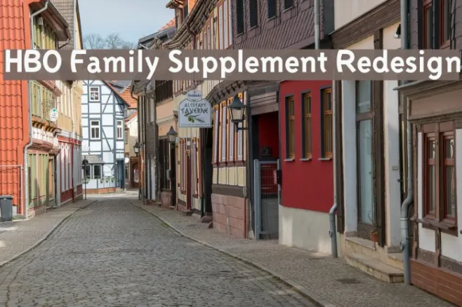 HBO Family Supplement Redesign Example 2