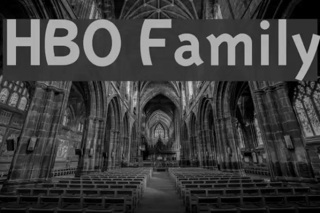 HBO Family Font examples