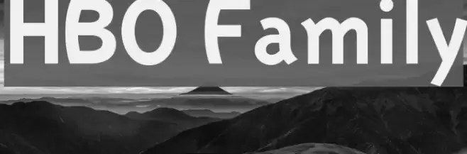 HBO Family Font examples