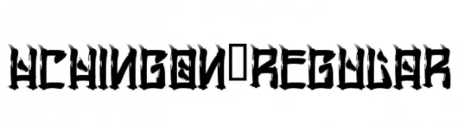 HChingon-Regular  Descarca Fonturi Gratis