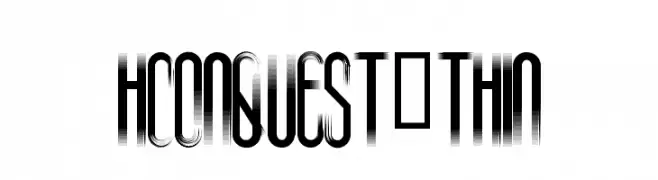 HConquest-Thin  Descarca Fonturi Gratis