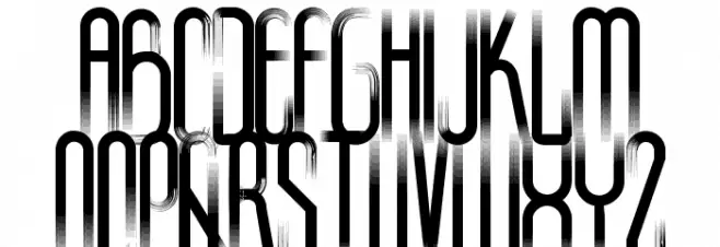 HConquest-Thin 字体 大写
