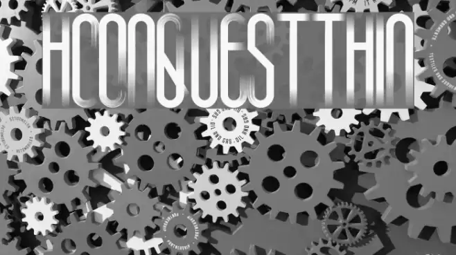 HConquest-Thin Font examples