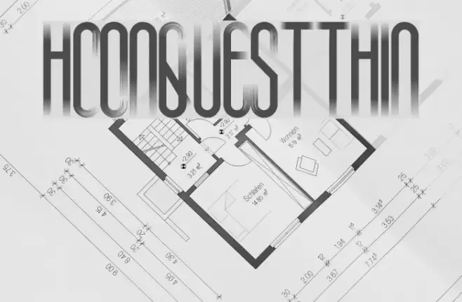 HConquest-Thin Font examples