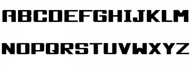 HDF 字体 大写