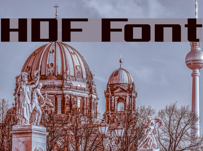 HDF Font examples