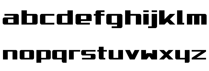 HDF Font LOWERCASE