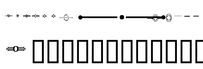 HDGEM3 Font LOWERCASE