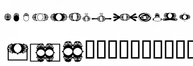HDGEM8 Font Litere mici