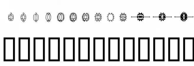 HDGEMS2 字体 大写